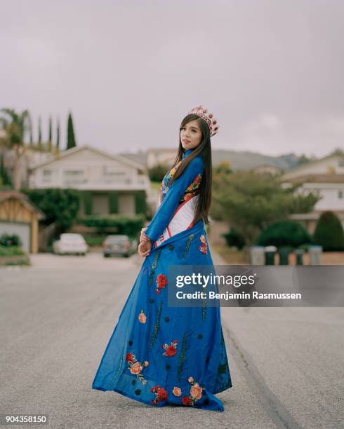 Miss Vietnam California 2016, Minh Tranle, poses for a portrait in San Jose, California. When citizenship was first defined by Congress in 1790, they...