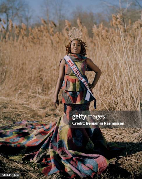 U2013 FEBRUARY 4, 2017: Miss Liberia US 2016, Gboea Flumo poses for a portrait in Fort Washington, Maryland. When citizenship was first defined by...