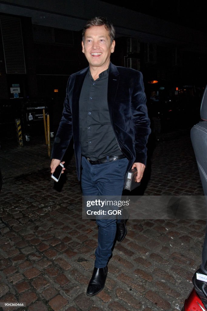 London Celebrity Sightings - January 12, 2018
