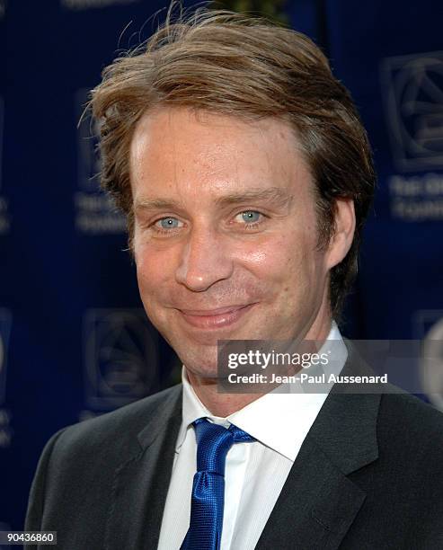 Giles Martin arrives at the GRAMMY Foundation Starry Night held at the University of Southern California on July 12, 2008 in Los Angeles, California.