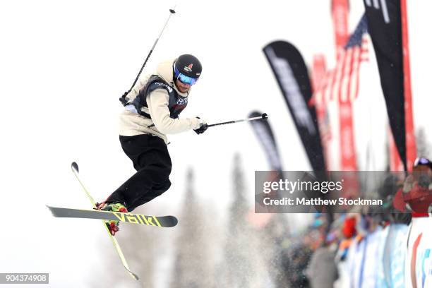 Kevin Rolland of France competes in the Men's Freeski Halfpipe final during the Toyota U.S. Grand Prix on January 12, 2018 in Snowmass, Colorado.