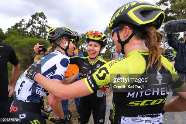 4th Santos Women's Tour 2018 / Stage 3 Arrival / Amanda SPRATT / Annemiek VAN VLEUTEN / Lucy KENNEDY Polka Dot Mountain Jersey / Celebration / The...