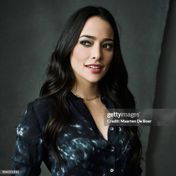 Natalie Martinez from ABC's 'The Crossing' poses for a portrait during the 2018 Winter TCA Tour at Langham Hotel on January 8, 2018 in Pasadena,...