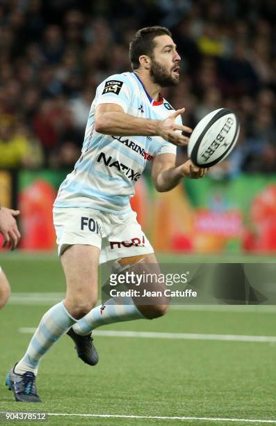Remi Tales of Racing 92 during the Top 14 rugby match between Racing 92 and ASM Clermont Auvergne on January 7, 2018 at U Arena in Nanterre near...