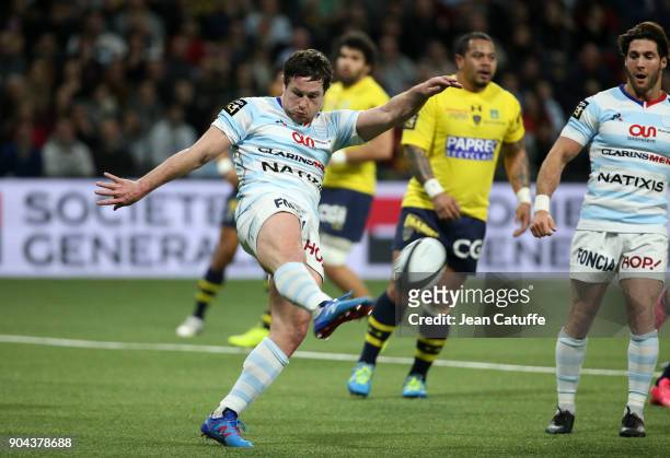 Henry Chavancy of Racing 92 during the Top 14 rugby match between Racing 92 and ASM Clermont Auvergne on January 7, 2018 at U Arena in Nanterre near...
