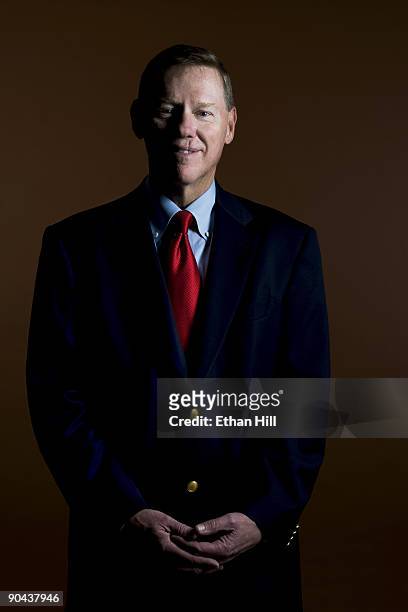 President and CEO of FORD Alan Mulally is photographed for Business Week.