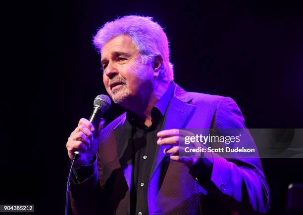 Singer Steve Tyrell performs onstage at The Canyon Club on January 12, 2018 in Agoura Hills, California.