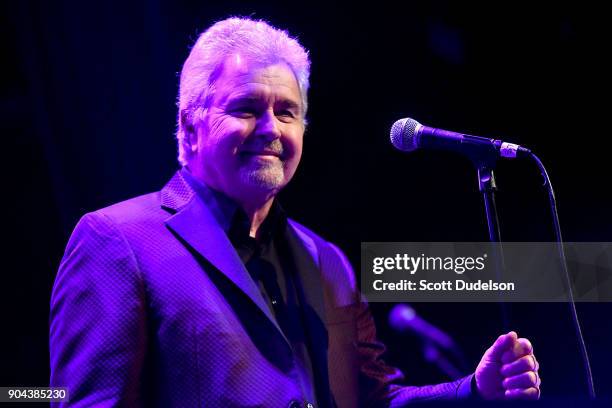 Singer Steve Tyrell performs onstage at The Canyon Club on January 12, 2018 in Agoura Hills, California.