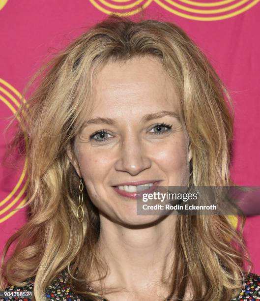 Playwright Bess Wohl attends "Small Mouth Sounds" opening night at The Eli and Edythe Broad Stage on January 12, 2018 in Santa Monica, California.