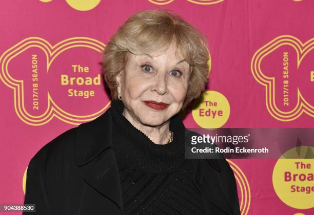 Actress Michael Learned attends "Small Mouth Sounds" opening night at The Eli and Edythe Broad Stage on January 12, 2018 in Santa Monica, California.