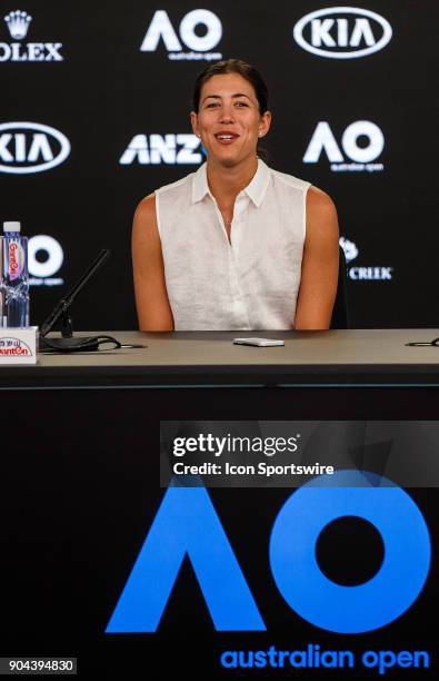 During the Australian Open 2018 player press conference on January 13, 2018 leading up to the 2018 Australian Open at Melbourne Park Tennis Centre...