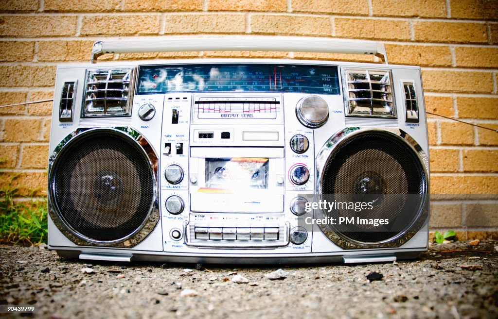 Boom Box in School Yard