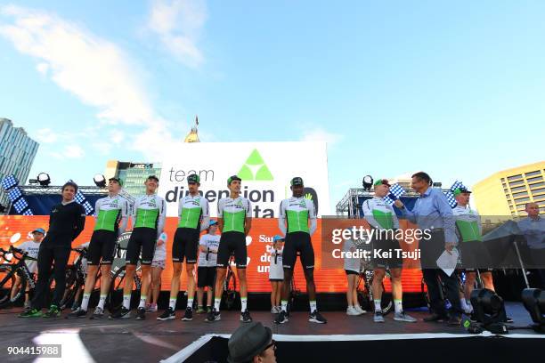 20th Santos Tour Down Under 2018 / Team Presentation Team Dimension Data / Tom-Jelte SLAGTER / Mark RENSHAW / Nickolas DLAMINI / Lachlan MORTON /...