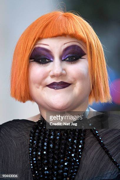 Singer Beth Ditto of The Gossip attends the 2009 Barclaycard Mercury Prize at The Grosvenor House Hotel on September 8, 2009 in London, England.
