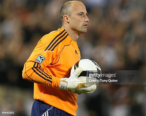 Kasey Keller CAPOTAIN of the Seattle Sounders in the final of the US Open Cup against D.C. United at RFK Stadium on September 2, 2009 in Washington,...