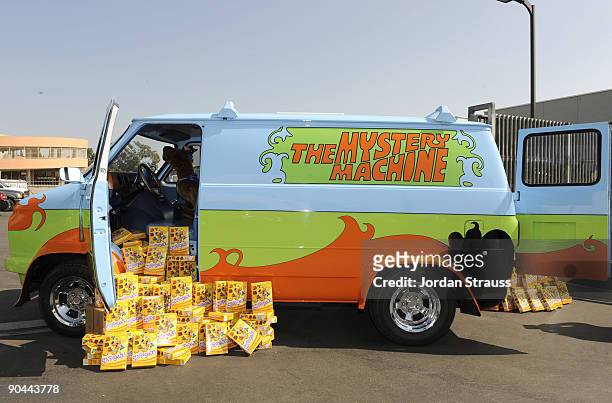 General view of atmosphere at Scooby-Doo and Cesar Millan's 40th birthday party held at the East Valley Shelter on September 8, 2009 in Van Nuys,...