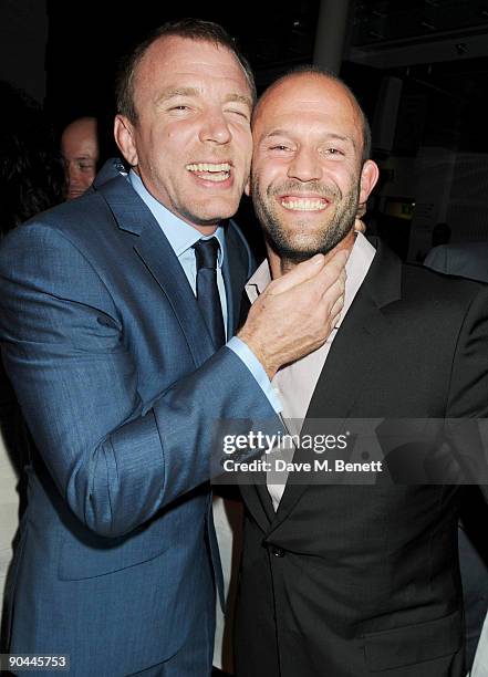 Guy Ritchie and Jason Statham attend the 2009 GQ Men Of The Year Awards at The Royal Opera House on September 8, 2009 n London, England.