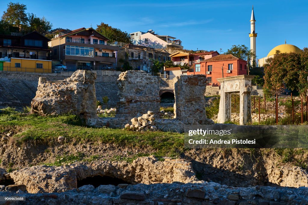 Durres Romana Amphiteatre in Albania