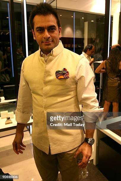 Actor Jas Arora at the launch of Italian men's wear brand Canali at the Maurya Sheraton Hotel in New Delhi on Wednesday, September 2, 2009.