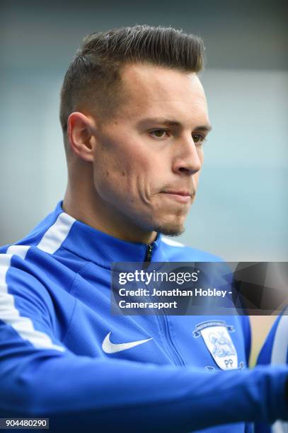 Preston's Billy Bodin during the Sky Bet Championship match between Millwall and Preston North End at The Den on January 13, 2018 in London, England.