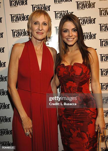 Klara Glowczewska and Maria Menounos