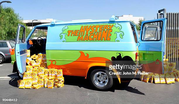 The 40th birthday celebration of Cesar Millan host of the "Dog Whisperer" and cartoon character Scooby-Doo at the East Valley Animal Shelter on...