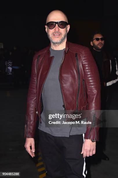 Saturnino Celani attends the Diesel Black Gold show during Milan Men's Fashion Week Fall/Winter 2018/19 on January 13, 2018 in Milan, Italy.