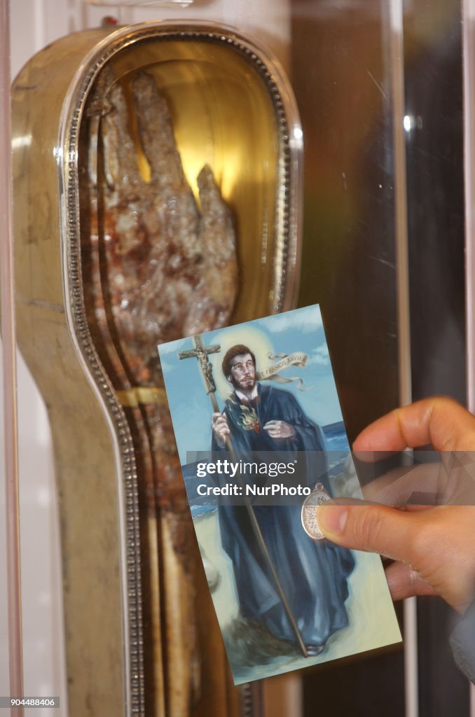 Relic of Saint Francis Xavier in Toronto