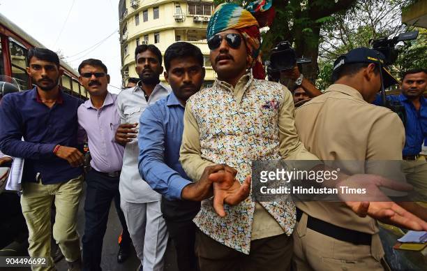 Rajput Karni Sena workers were detained for protesting outside the Central Board of Film Certification office in connection with the release of film...