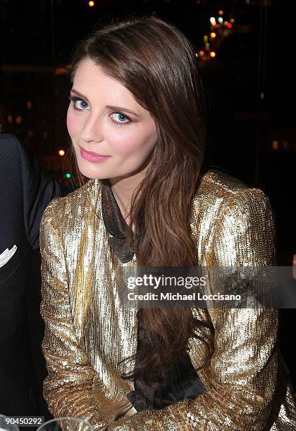 Actress Mischa Barton attends a cocktail party in honor of designer Kris Van Assche and hosted by GQ & Dior Homme at The Cooper Square Hotel...