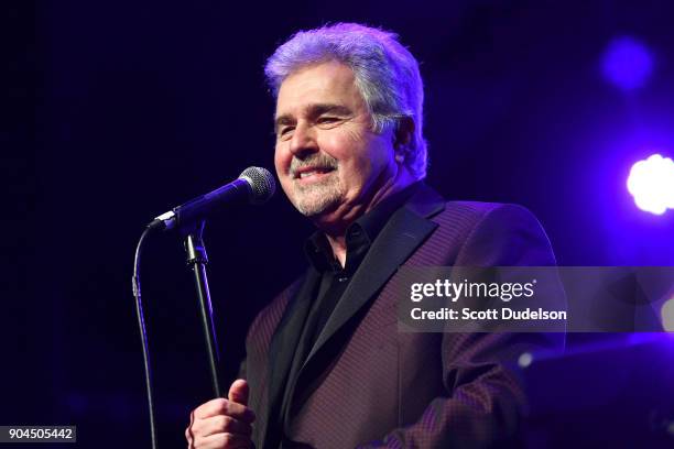 Singer Steve Tyrell performs onstage at The Canyon Club on January 12, 2018 in Agoura Hills, California.