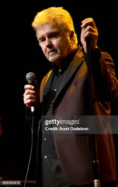 Singer Steve Tyrell performs onstage at The Canyon Club on January 12, 2018 in Agoura Hills, California.