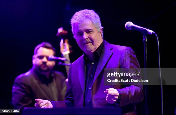 Singer Steve Tyrell performs onstage at The Canyon Club on January 12, 2018 in Agoura Hills, California.