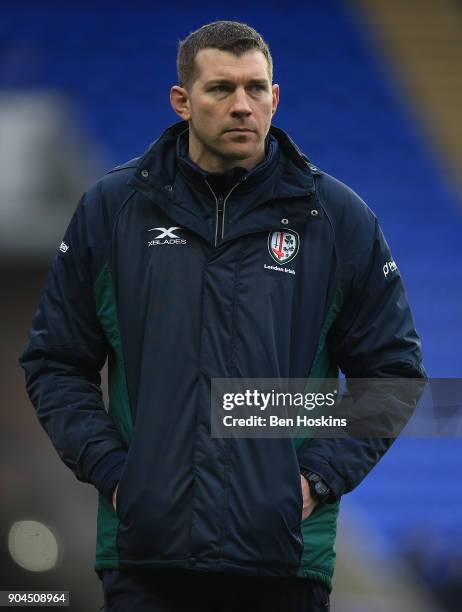 London Irish Director of Rugby Nick Kennedy looks on ahead of the European Rugby Challenge Cup between London Irish and Krasny Yar on January 13,...