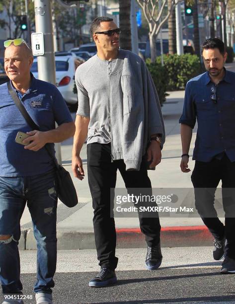 Tony Gonzales is seen on January 12, 2018 in Los Angeles, CA.