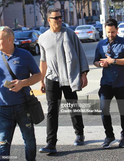 Tony Gonzales is seen on January 12, 2018 in Los Angeles, CA.
