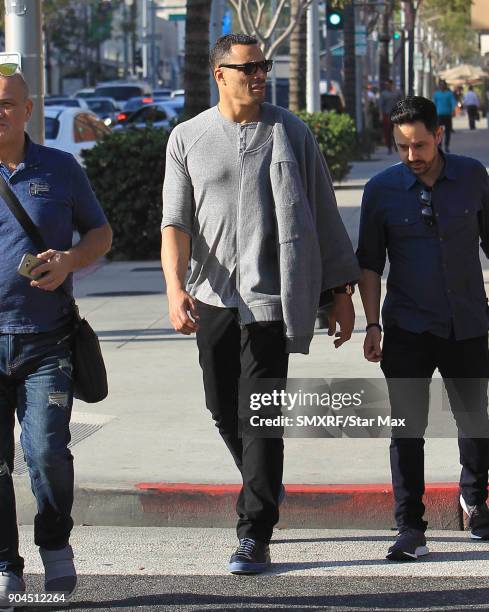 Tony Gonzales is seen on January 12, 2018 in Los Angeles, CA.