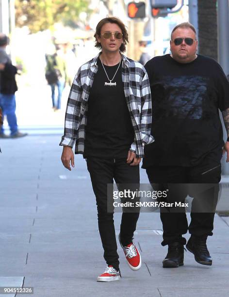 Jonathan Cheban is seen on January 12, 2018 in Los Angeles, CA.