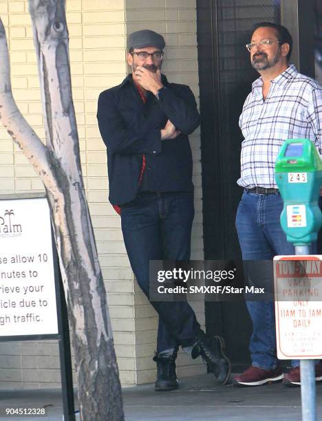 Actor Jon Hamm is seen on January 12, 2018 in Los Angeles, CA.