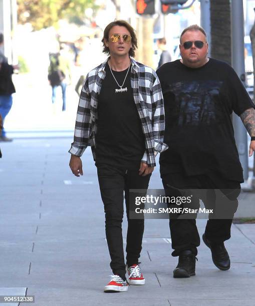 Jonathan Cheban is seen on January 12, 2018 in Los Angeles, CA.