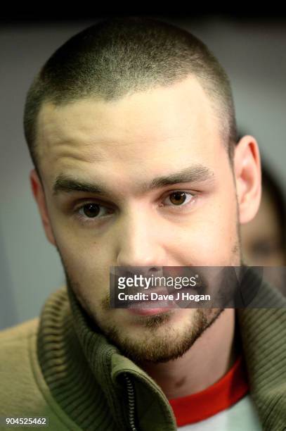 Images from this event are only to be used in relation to this event. Liam Payne attends The BRIT Awards 2018 nominations photocall held at ITV...