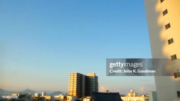 mishima morning - sky high rise - mishima city 個照片及圖片檔