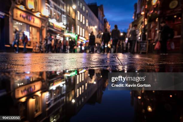 soho night - london nightlife stock pictures, royalty-free photos & images