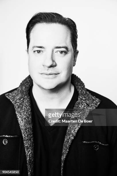Brendan Fraser of AT&T Audience Network's 'Condor' poses for a portrait during the 2018 Winter TCA Tour at Langham Hotel on January 13, 2018 in...