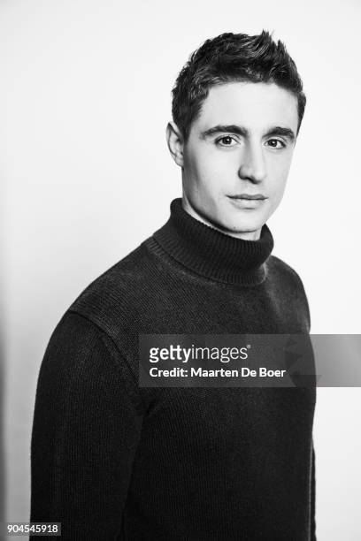 Max Irons of AT&T Audience Network's 'Condor' poses for a portrait during the 2018 Winter TCA Tour at Langham Hotel on January 13, 2018 in Pasadena,...
