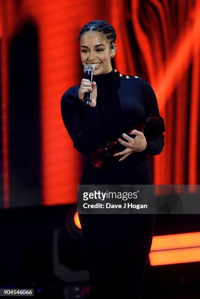 Images from this event are only to be used in relation to this event. Jorja Smith wins the CriticsÕ Choice Award at The BRIT Awards 2018 nominations...