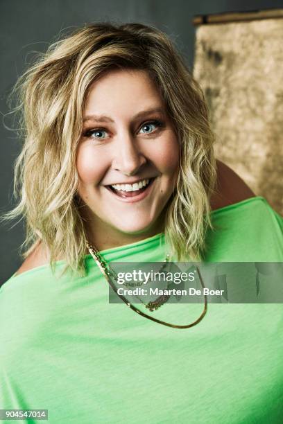 Bridget Everett of TruTV's 'Misfits and Monsters' poses for a portrait during the 2018 Winter TCA Tour at Langham Hotel on January 13, 2018 in...