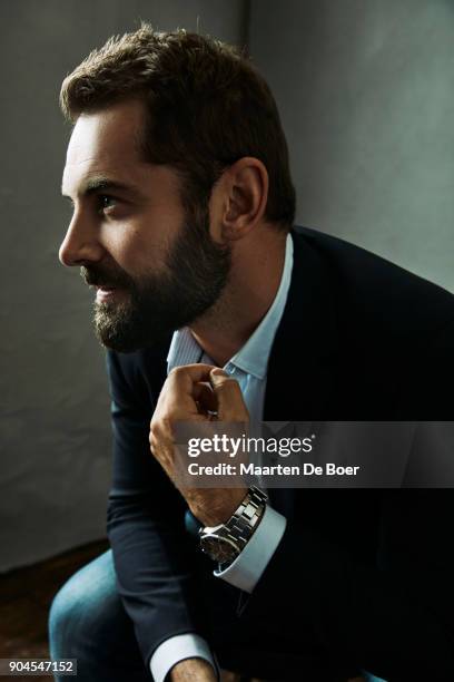 Daniel MacPherson of Cinemax's 'Strike Back' poses for a portrait during the 2018 Winter TCA Tour at Langham Hotel on January 13, 2018 in Pasadena,...