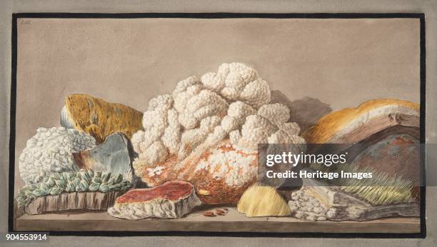 Productions of the Solfaterra, Plate LIII, from 'Campi Phlegraei: Observations on the Volcanoes of the Two Sicilies', by Sir William Hamilton ,...