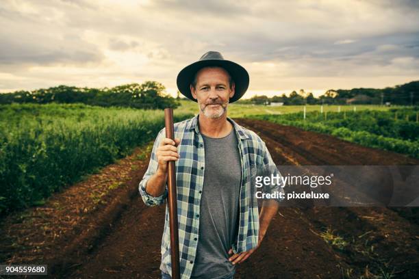 cette ferme est ma fierté et la joie - australian worker photos et images de collection